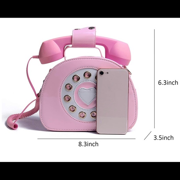 Working Telephone Bag Purse Punk Lolita - Picture 2 of 5